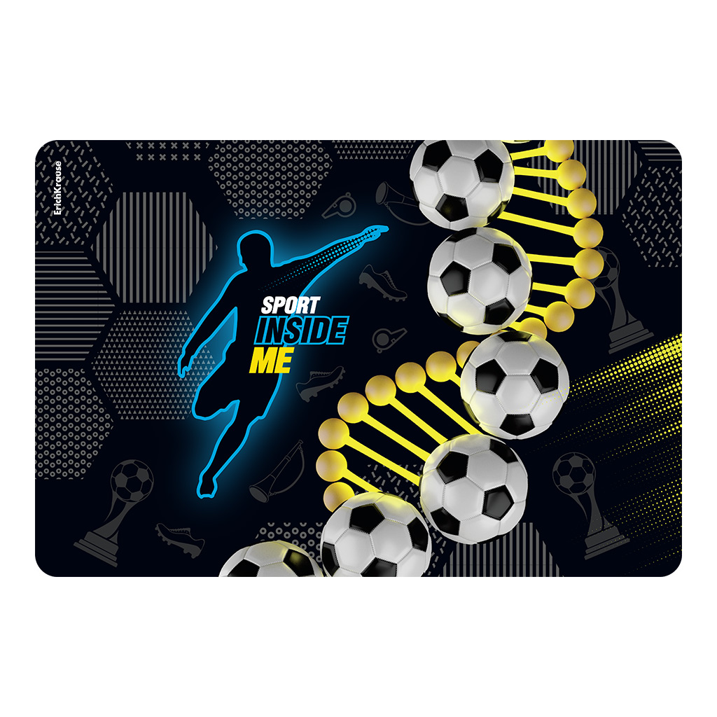 Подкладка настольная пластиковая ErichKrause Sport DNA, А3 (в пакете по 12 штук) Подкладка настольная пластиковая ErichKrause Sport DNA, А3 (в пакете по 12 штук)