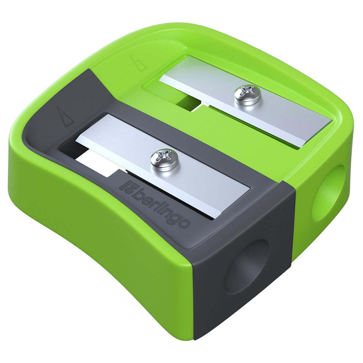 Точилка пластиковая Berlingo "Color Zone Duo", 2 отверстия, для