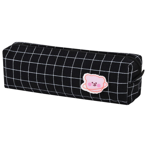 Пенал BRAUBERG, 1 отделение, полиэстер, Cute bear, черный, 19х4х6 см, 272303 Пенал BRAUBERG, 1 отделение, полиэстер, Cute bear, черный, 19х4х6 см, 272303
