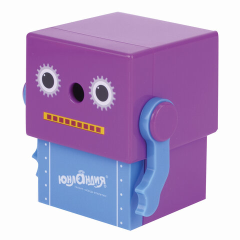 Точилка механическая ЮНЛАНДИЯ "I-Robot", корпус ассорти, 228484 Точилка механическая ЮНЛАНДИЯ "I-Robot", корпус ассорти, 228484