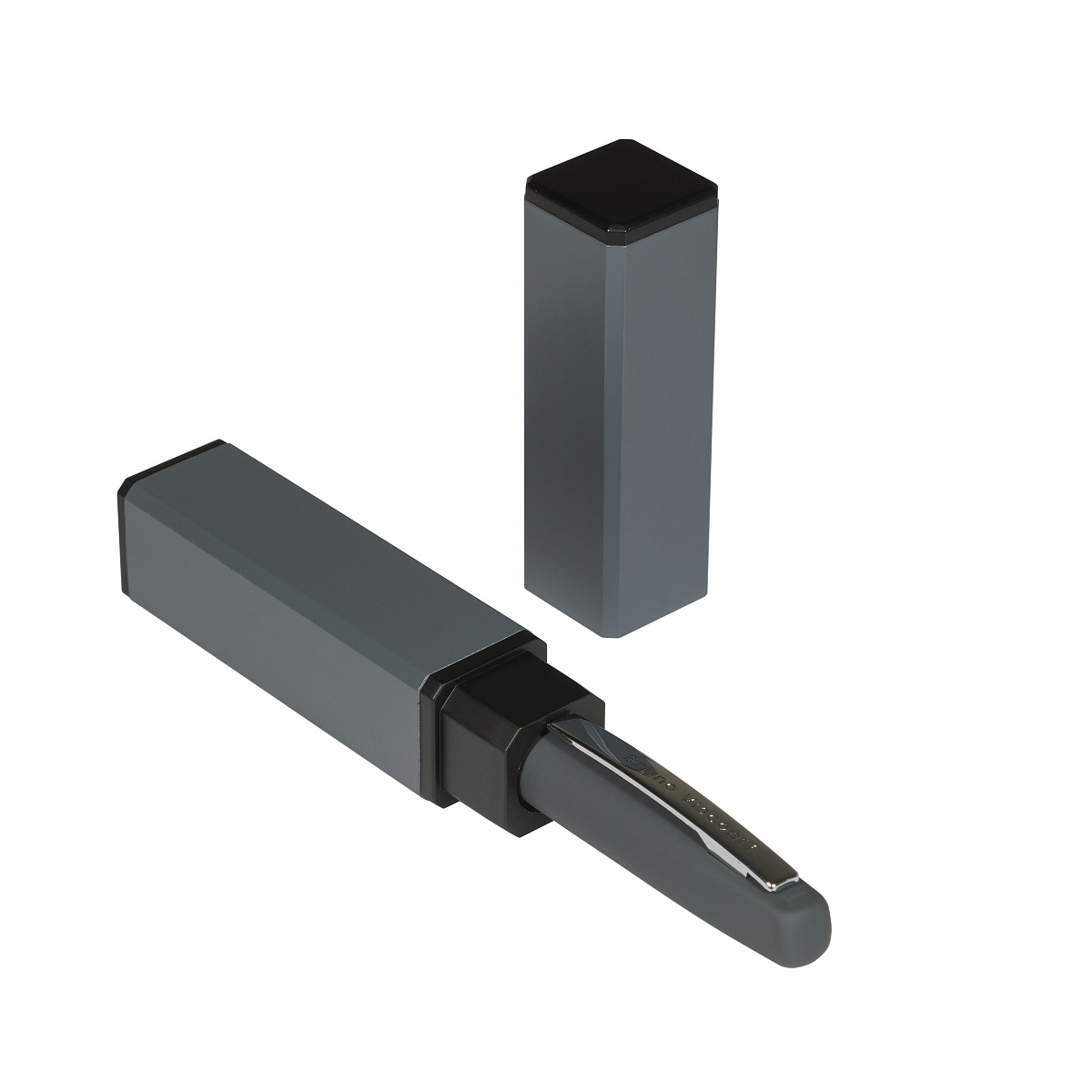 РУЧКА "PORTOFINO" В ТУБУСЕ ПРЯМОУГОЛЬНОЙ ФОРМЫ, 1,0 ММ, СИНЯЯ (корпус