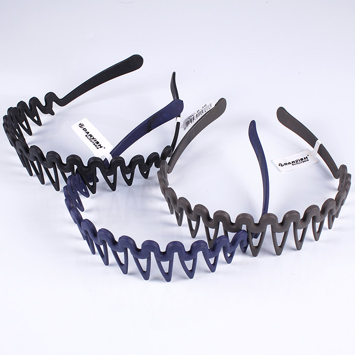 Ободок пластиковый для волос с гребнем, цвет ассорти Ободок пластиковый для волос с гребнем, цвет ассорти