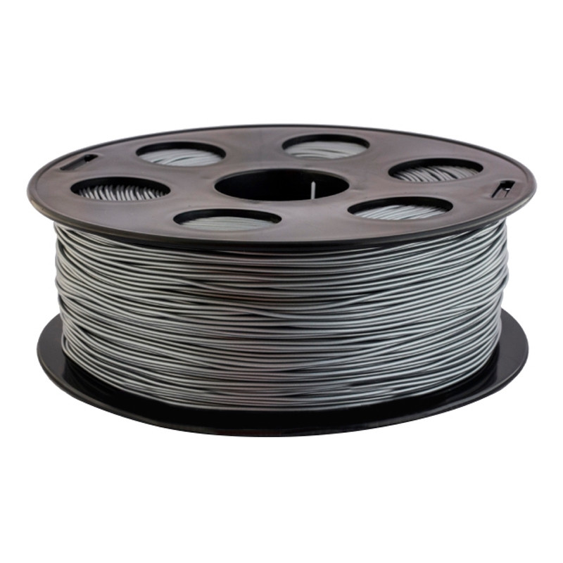 Катушка PLA пластик BestFilament, 1.75 мм, серебристый металлик 1 кг. Катушка PLA пластик BestFilament, 1.75 мм, серебристый металлик 1 кг.