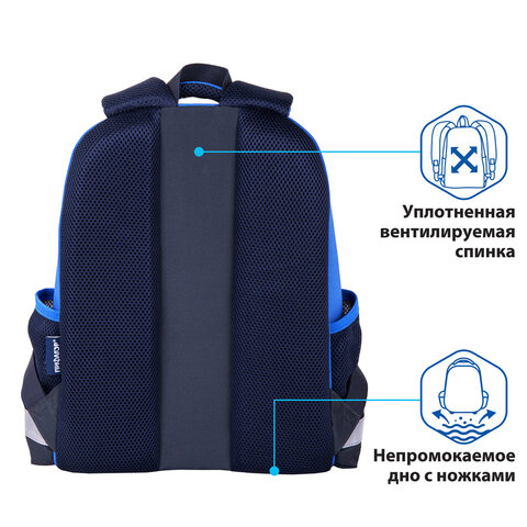 Ранец ПИФАГОР EVA BASIC, 1 отделение, "Rapid engine", 39х30х16 см,