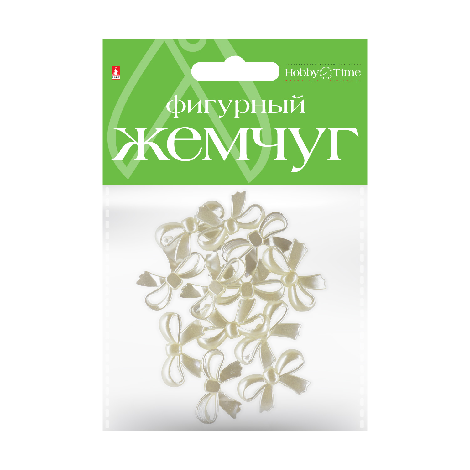 БУСИНЫ ФИГУРНЫЕ ПОД ЖЕМЧУГ "БАНТИКИ", 27 ММ БУСИНЫ ФИГУРНЫЕ ПОД ЖЕМЧУГ "БАНТИКИ", 27 ММ