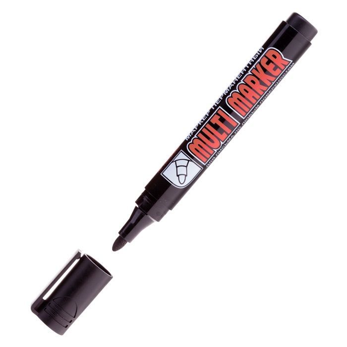 Маркер перманент. CROWN MULTI MARKER 3,00 мм, черный круглый Маркер перманент. CROWN MULTI MARKER 3,00 мм, черный круглый