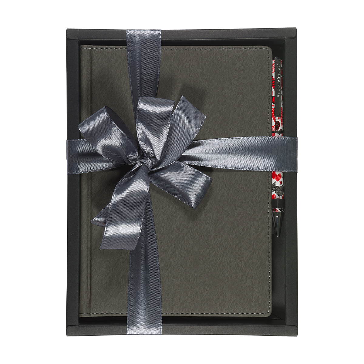 НАБОР ПОДАРОЧНЫЙ А5+ "VELVET"(СЕРЫЙ ЕЖЕДНЕВНИК И МЕТАЛЛ. РУЧКА) НАБОР ПОДАРОЧНЫЙ А5+ "VELVET"(СЕРЫЙ ЕЖЕДНЕВНИК И МЕТАЛЛ. РУЧКА)