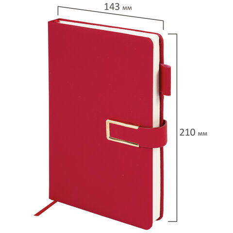 Ежедневник недатированный, А5, 143х210 мм, BRAUBERG "Dainty", под