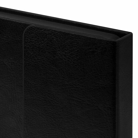 Ежедневник недатированный А5 (148x218 мм), ОФИСМАГ, под кожу, магнитный клапан,