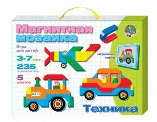 Мозаика магнитная Техника 235 эл 01510 Мозаика магнитная Техника 235 эл 01510