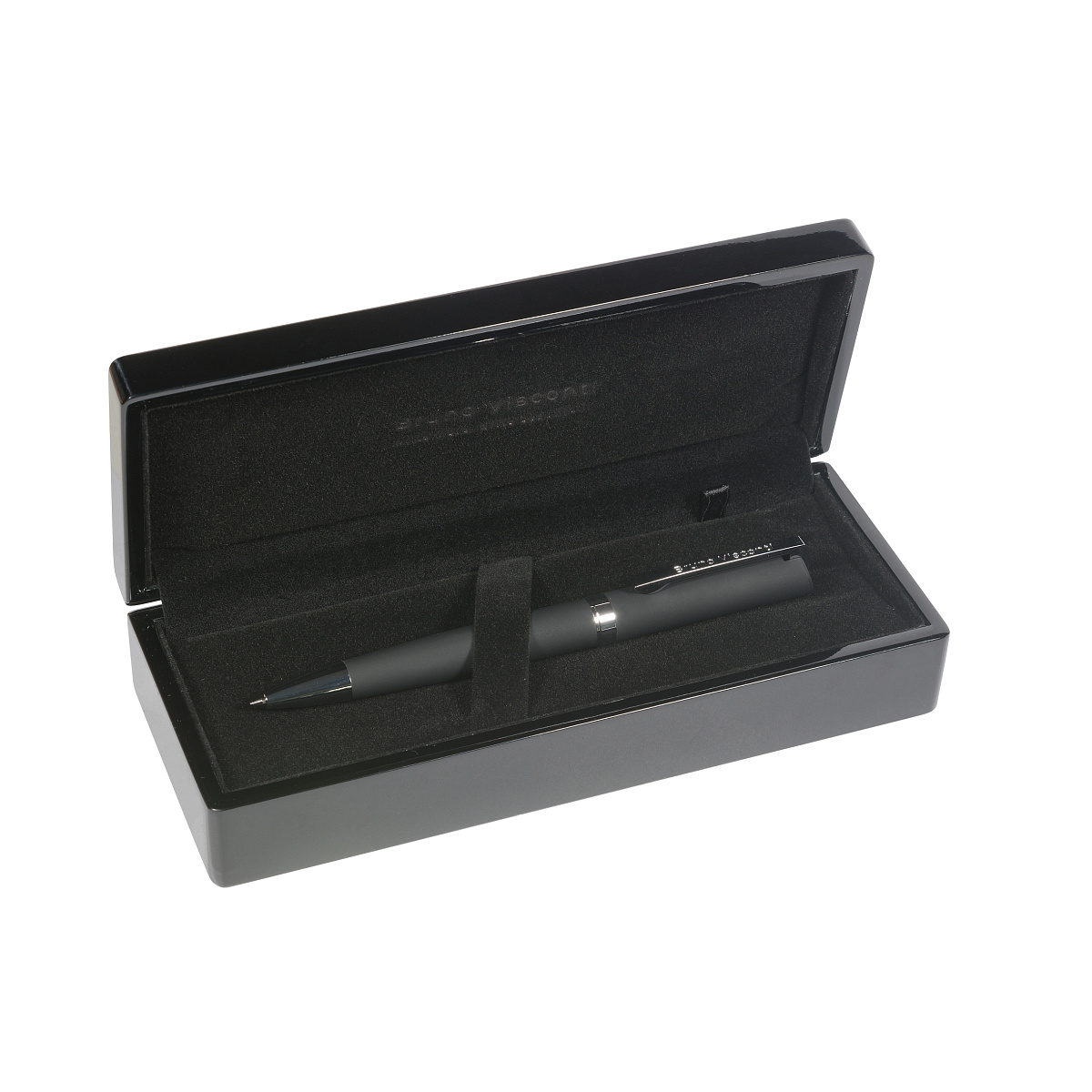 РУЧКА "MILANO" ШАРИКОВАЯ В ДЕРЕВЯННОМ ЛАК. ФУТЛЯРЕ, 1.0 ММ, СИНЯЯ