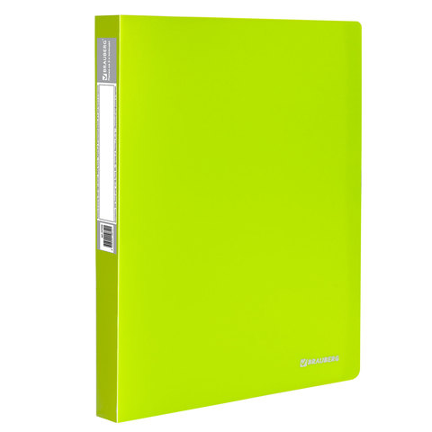 Папка на 2 кольцах BRAUBERG "Neon", 25 мм, внутренний карман, Папка на 2 кольцах BRAUBERG "Neon", 25 мм, внутренний карман,