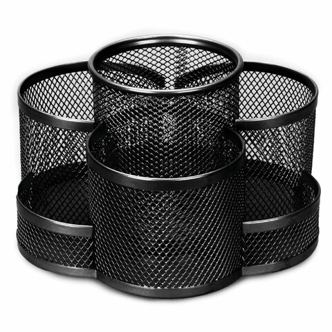 Подставка-органайзер вращающаяся BRAUBERG "Germanium", 7 секций, Подставка-органайзер вращающаяся BRAUBERG "Germanium", 7 секций,