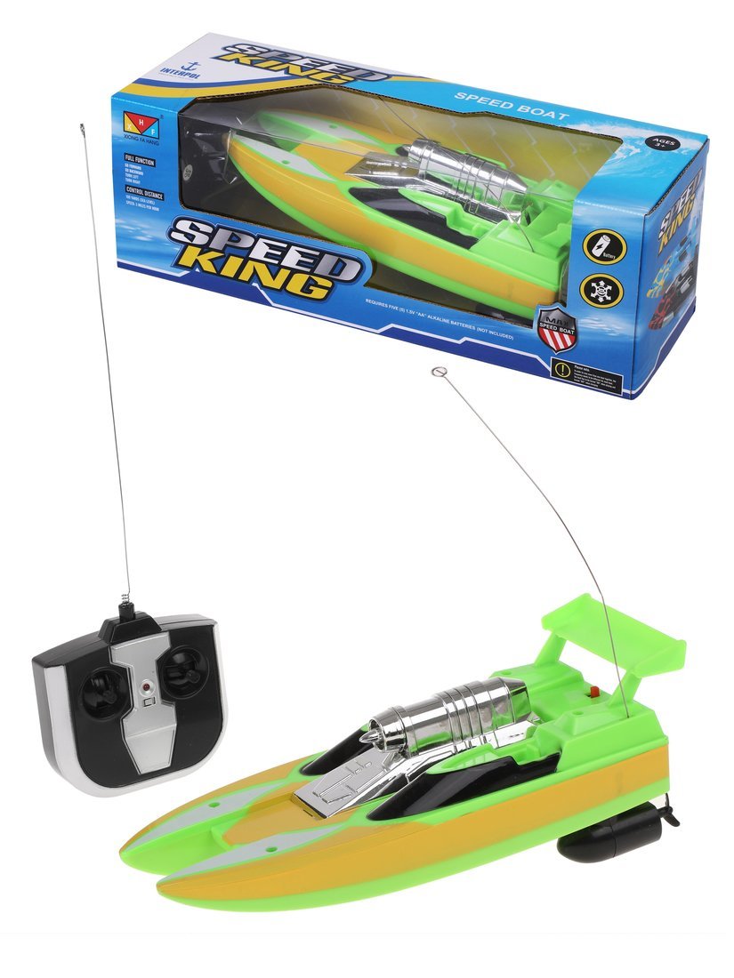 Катер на радиоуправлении "Турбо Спорт"26х9х10 см., 4 канала Катер на радиоуправлении "Турбо Спорт"26х9х10 см., 4 канала