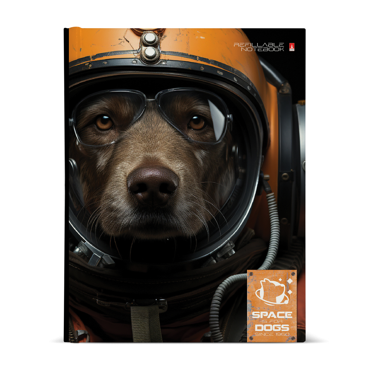 ТЕТРАДЬ НА КОЛЬЦАХ СО СМЕННЫМ БЛОКОМ, 80 ЛИСТОВ "SPACE DOGS" ТЕТРАДЬ НА КОЛЬЦАХ СО СМЕННЫМ БЛОКОМ, 80 ЛИСТОВ "SPACE DOGS"