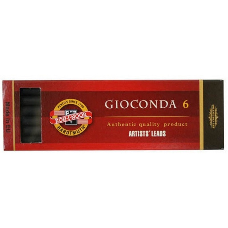 Уголь для рисования KOH-I-NOOR, GIOCONDA,кругл, черный цв.,6 шт в уп 8673/2 Уголь для рисования KOH-I-NOOR, GIOCONDA,кругл, черный цв.,6 шт в уп 8673/2