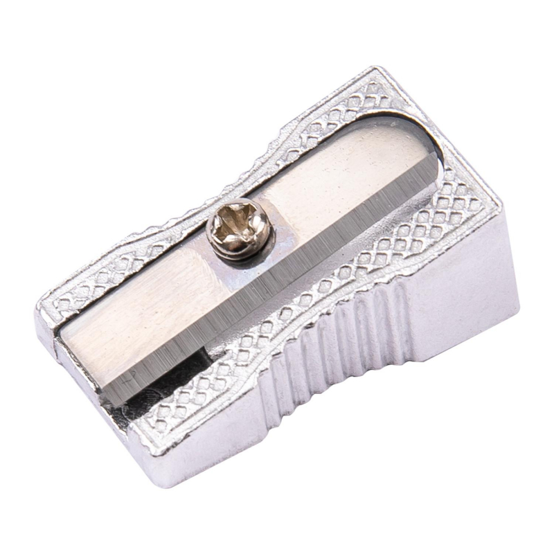 Точилка ручная Deli, 1 отверстие, алюминиевый сплав, стальное лезвие Точилка ручная Deli, 1 отверстие, алюминиевый сплав, стальное лезвие