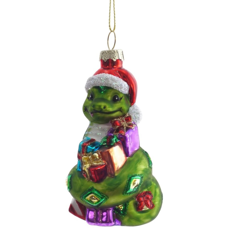 Игрушка Новогодняя Змейка, L5,5 W5 H11 см, 813278 Игрушка Новогодняя Змейка, L5,5 W5 H11 см, 813278