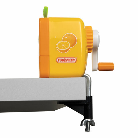 Точилка механическая ПИФАГОР "Апельсин", корпус оранжевый, 270426 Точилка механическая ПИФАГОР "Апельсин", корпус оранжевый, 270426
