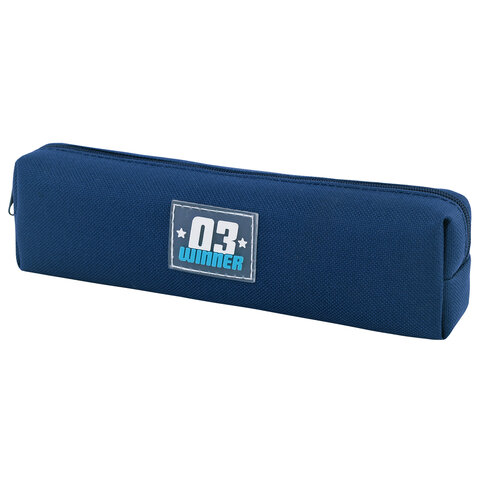 Пенал ЮНЛАНДИЯ ЮНИОР, 1 отделение, полиэстер, аппликация, "Winner", Пенал ЮНЛАНДИЯ ЮНИОР, 1 отделение, полиэстер, аппликация, "Winner",