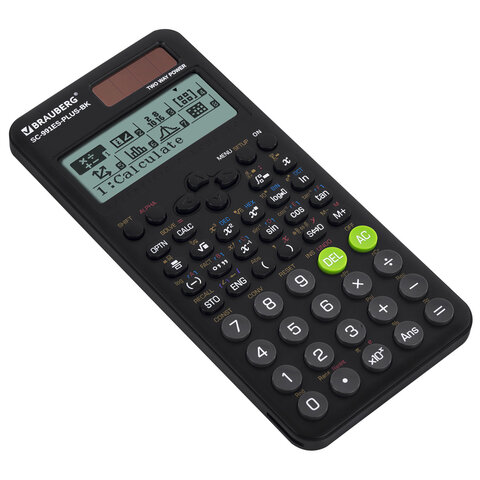 Калькулятор инженерный BRAUBERG SC-991ES-PLUS-BK (164х80 мм), 552 функции, 10+2 Калькулятор инженерный BRAUBERG SC-991ES-PLUS-BK (164х80 мм), 552 функции, 10+2