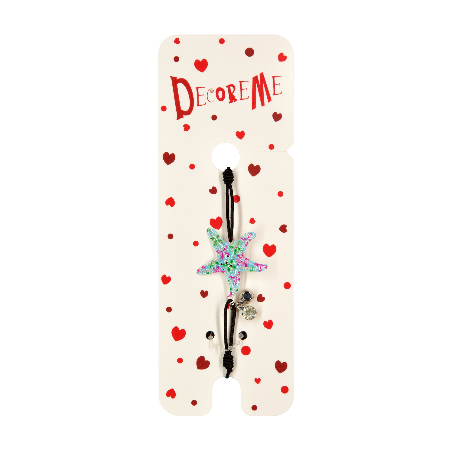 БРАСЛЕТ НА РЕЗИНКЕ, "МОРСКАЯ ЗВЕЗДА" 5 ЦВЕТОВ