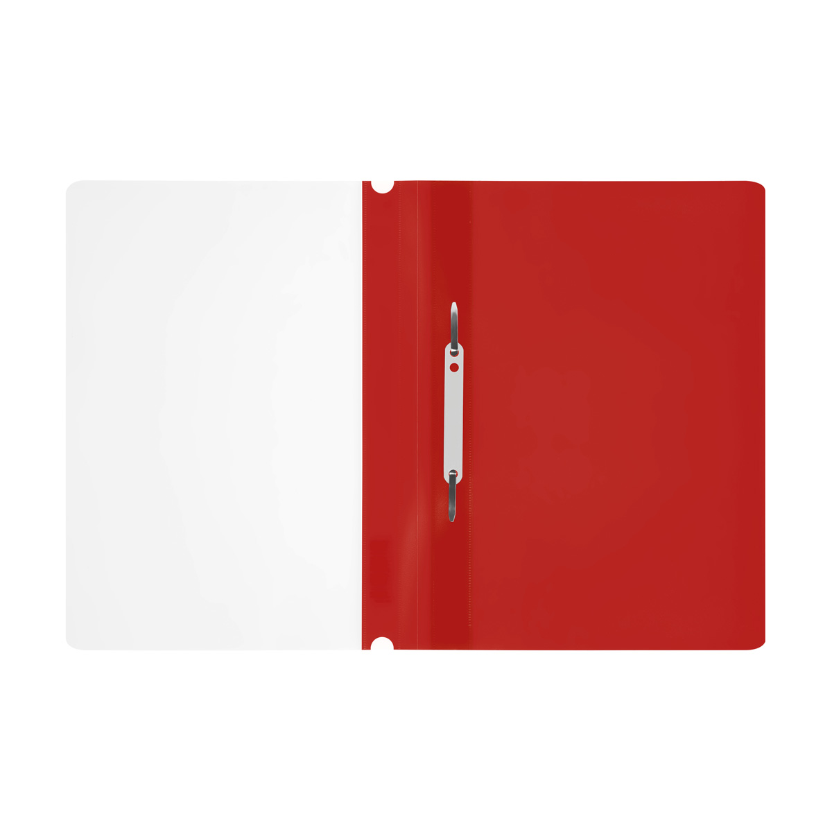 Папка-скоросшиватель пластик. СТАММ А4, 160мкм, красная с прозр. верхом Папка-скоросшиватель пластик. СТАММ А4, 160мкм, красная с прозр. верхом