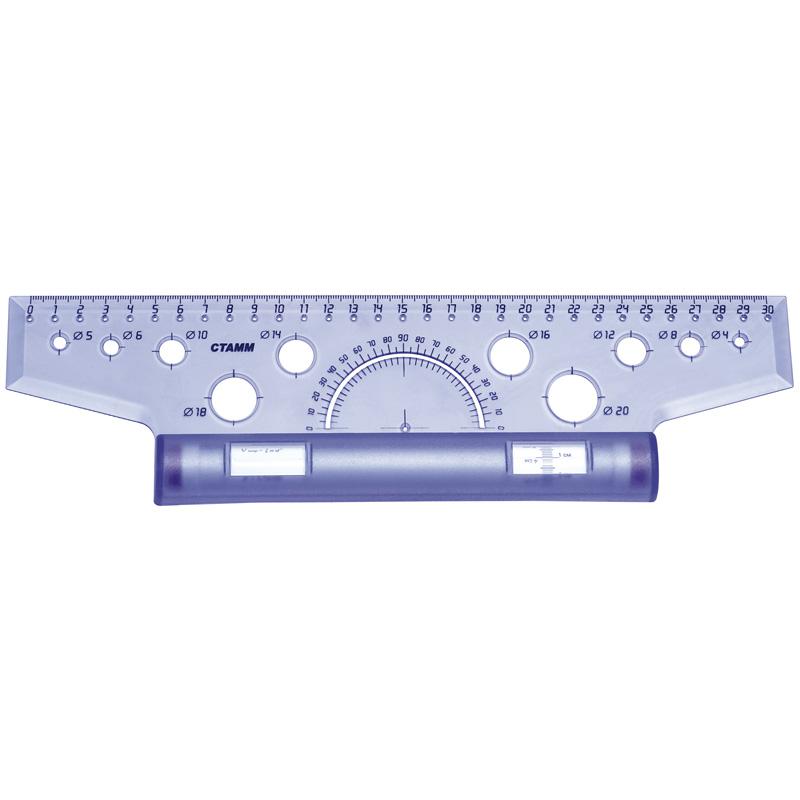 Рейсшина 30см, пластиковый ролик: ЛР20 штр.: 4620000638216 Рейсшина 30см, пластиковый ролик: ЛР20 штр.: 4620000638216