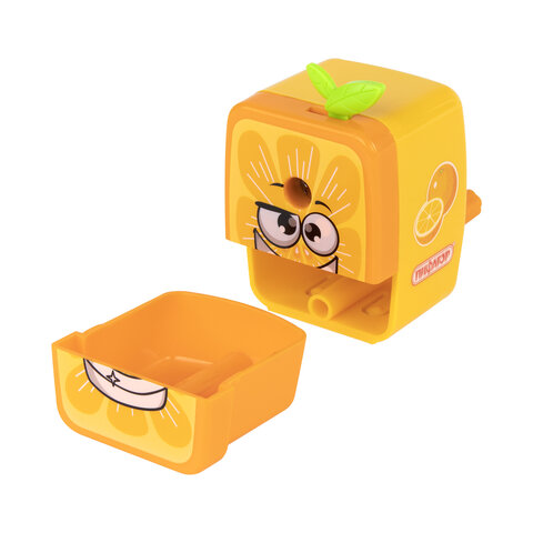 Точилка механическая ПИФАГОР "Апельсин", корпус оранжевый, 270426 Точилка механическая ПИФАГОР "Апельсин", корпус оранжевый, 270426