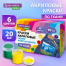 Краски акриловые по ткани 6 цветов по 20 мл. BRAUBERG HOBBY, 192441