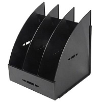 Лоток для бумаг сборн 3 отделения Attache черный 16С190 971257