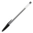 Ручка шариковая STAFF Basic Budget BP-02, письмо 500 м, ЧЕРНАЯ, длина корпуса