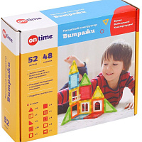 Конструктор магнитный "Витражи", 52 детали. 45008