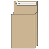 Пакет почтовый UltraPac, 300*400*40мм, коричневый крафт, отр. лента, 120г/м2 301130