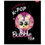 Тетрадь А5, 48 л., HATBER скоба, клетка, глянцевая ламинация, "Bubble
