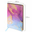 Блокнот А5 (143x210 мм), BRAUBERG VISTA "Marble", под кожу, гибкий, 80