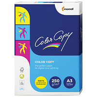 Бумага COLOR COPY, А3, 250 г/м2, 125 л., для полноцветной лазерной печати, А++, Австрия, 161% (CIE)