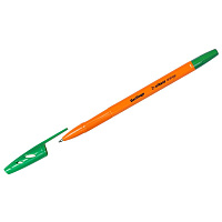 Ручка шариковая Berlingo "Tribase Orange", зеленая, 0,7мм. CBp_70914