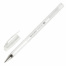 Ручка гелевая BRAUBERG "White Pastel", БЕЛАЯ, корпус прозрачный, узел