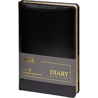 Ежедневник недатированный ATTACHE Gold А5, 143х210мм, 160л, черный