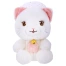 Игрушка мягкая "Котик", высота 23 см, цвет белый, WOOZOO (ВУЗУ),