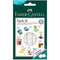 Масса для приклеивания Faber-Castell "Tack-It", 90 кубиков, 50г., картон. уп., европодвес. 589150