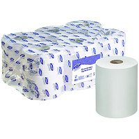 Полотенца бумажные д/держ. Luscan Professional 1сл. 6рул./уп. 300м с перфор штр.  4630012886666
