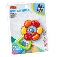 Игрушка развивающая погремушка, пластик, Цветок, Bondibon, CRD 21,5 16,5 см, арт. 6608-11