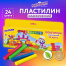 Пластилин классический ЮНЛАНДИЯ "ЮНЛАНДИК-АРХИТЕКТОР", 24 цвета, 480