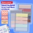Закладки клейкие пастельные BRAUBERG PASTEL, НАБОР 300 штук (15 цветов х 20