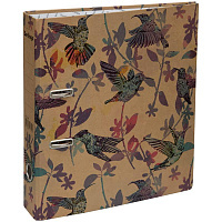 Папка-регистратор Berlingo "Hummingbird", 70мм, картон, с рисунком. ATk_70404