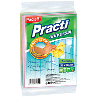 Салфетка универсальная PACLAN "PRACTI" вискоза, 38*38 см, 3шт/упак: 410018 штр.:  4014100003409