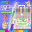 Ручки гелевые КЛАССИЧЕСКИЕ BRAUBERG KIDS "CUTE ANIMALS", НАБОР 12