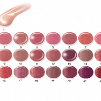 Л-В БЛЕСК для губ LUX visage Glass Shine 20 тон, 3г/5шт Арт.К460